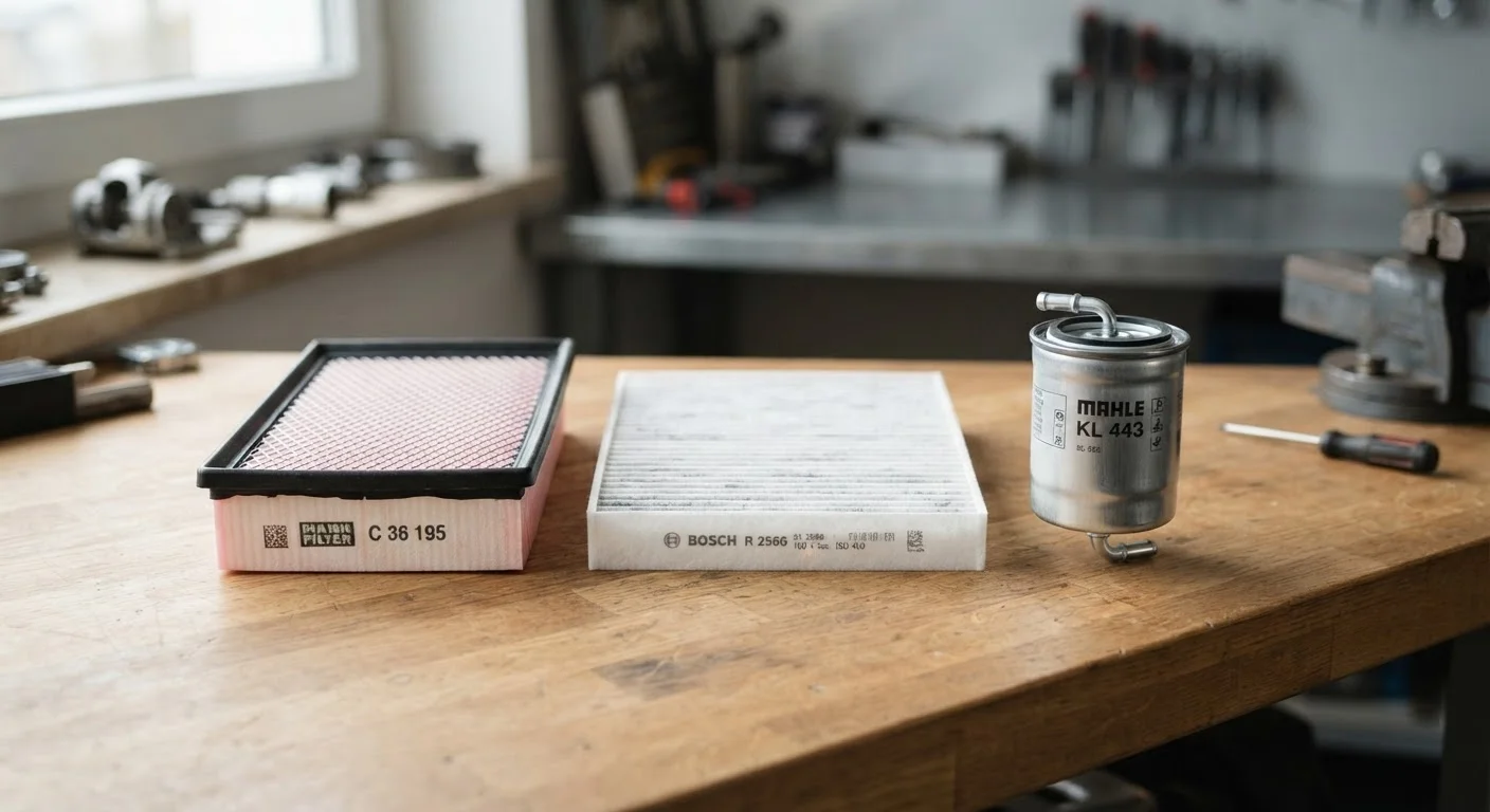 Air Filters, Cabin Filters, and Fuel Filters: What Each One Does and When It Wears Out