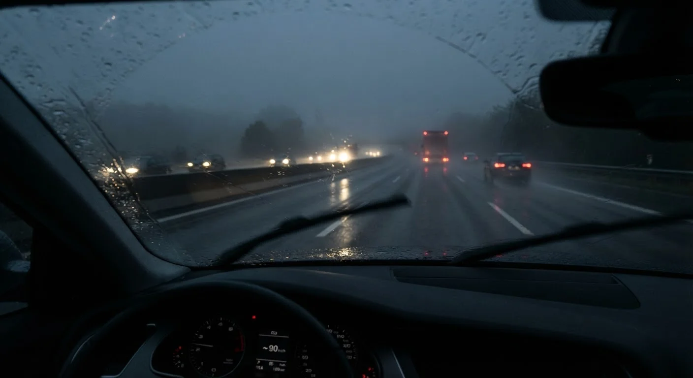 Driving in Rain, Snow, and Fog: What Actually Changes Behind the Wheel