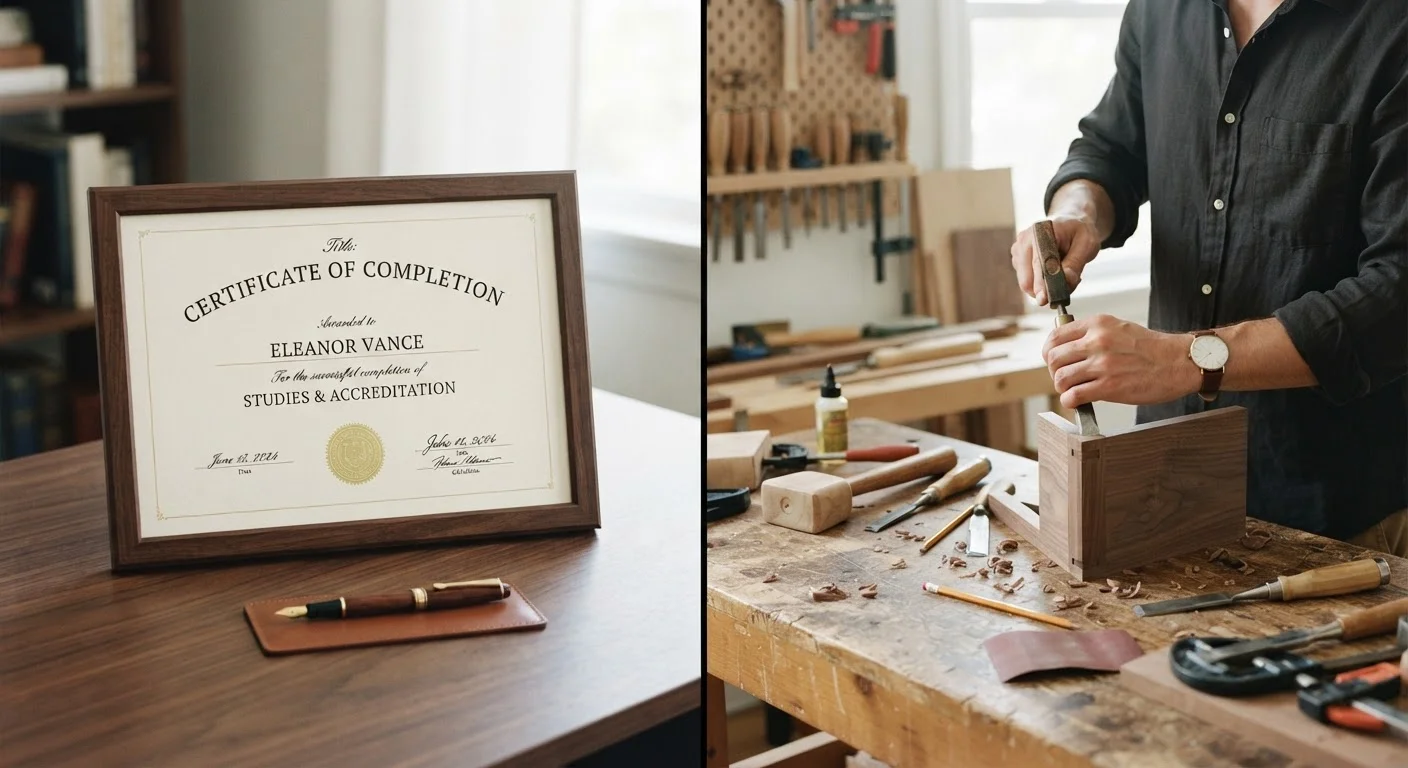 Earning a Certificate vs. Gaining Experience: What the Research Suggests