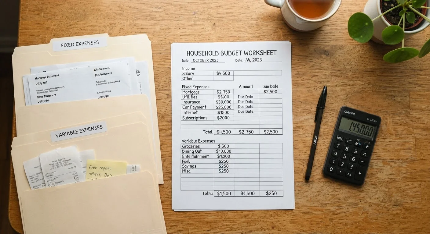 Fixed vs. Variable Expenses: Understanding the Difference Changes How You Budget