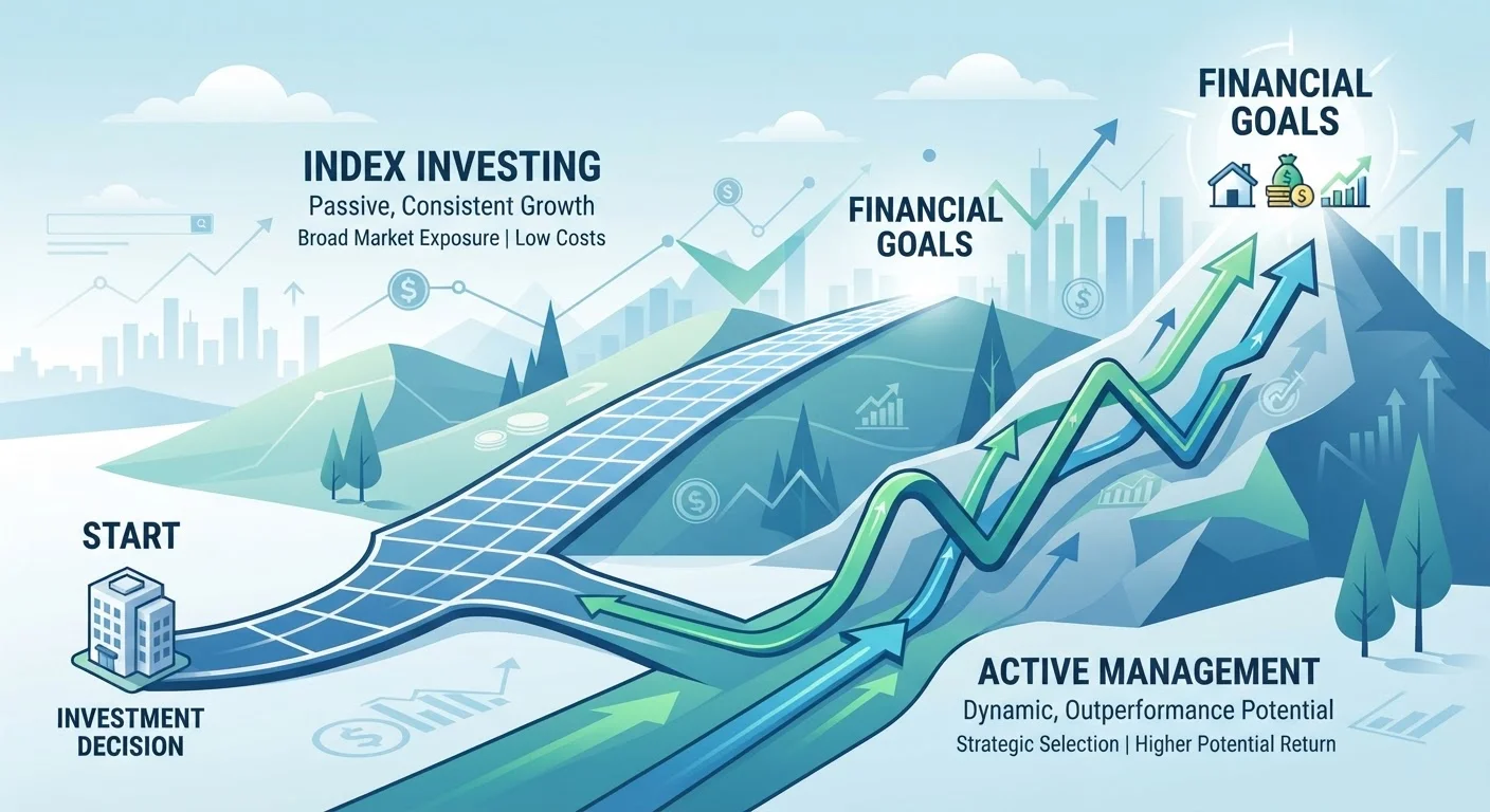 Index Funds and Actively Managed Funds: What the Differences Actually Mean for Long-Term Investors