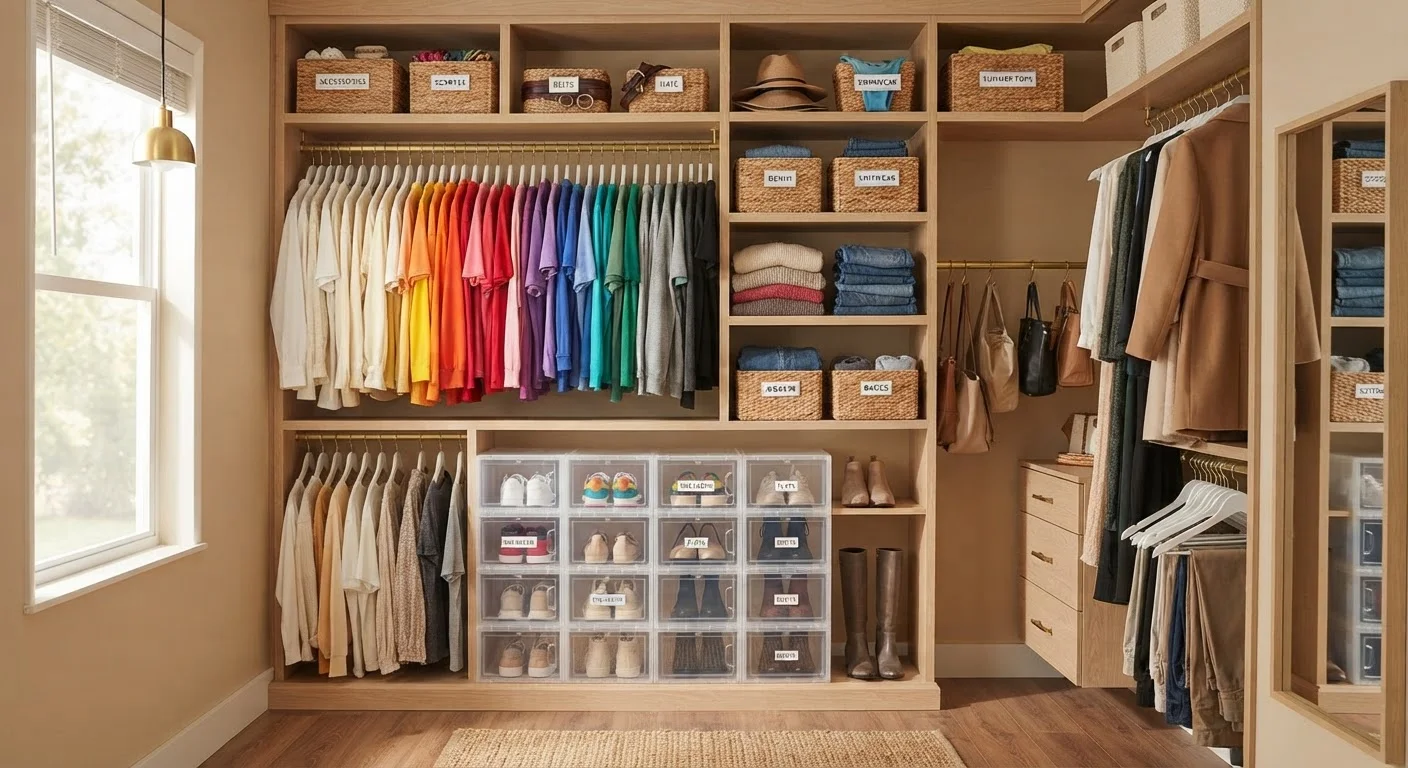 Keeping a Closet Organized After You've Already Sorted It