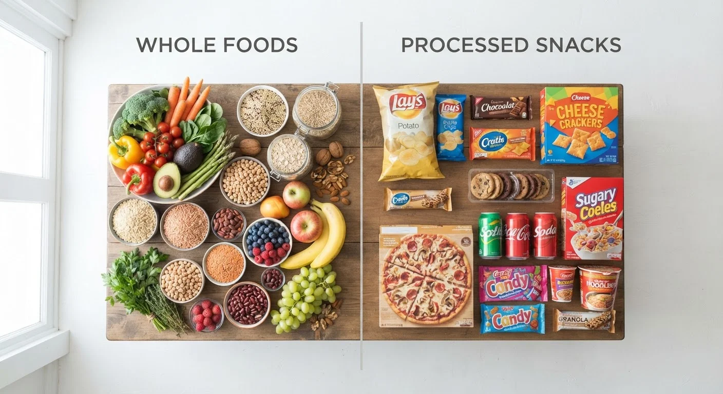 Whole Foods vs. Processed Foods: Understanding the Real Difference